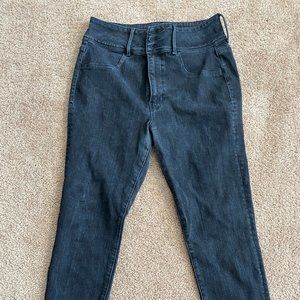 Womens Black American Eagle Jeans Size 12 Regular